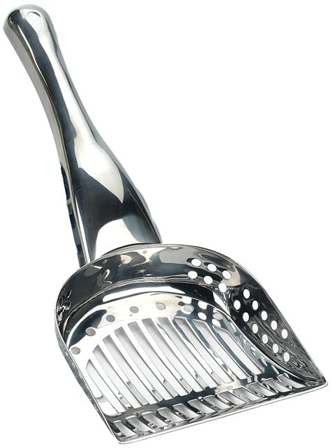 stainless steel litter scoop